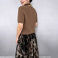 Dames tweedelige set – Comfortabele trui & zwierige luipaardprint rok 🐆✨ | Trendy & elegant | 50% KORTING