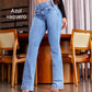 🎁50% KORTING👖 Stretch Flare Jeans met Hoge Taille – Comfortabel, Flatterend & Stijlvol voor Elke Dag