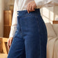 🎁Nieuwe collectie 2026 50% korting💥Damesjeans met hoge taille en wijde pijpen