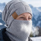 Pluche Gevoerde Wintermuts met Gezichtsbedekking