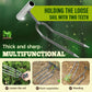 ✨ 50% KORTING ✨🌱Onkruid bij de wortel verwijderen – Compacte 2-Tands Tuinschoffel van Versterkt IJzer 🌱