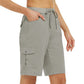 Cargoshorts 🩳 — Met zijzakken & cargozakken: Ruime opbergruimte + diefstalbeveiliging. UPF 50+ zonbescherming | Sneldrogende stof | Relaxte pasvorm met trekkoord | Ideaal voor wandeltochten in de natuur 🏞️