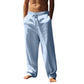 👖 NU 40% KORTING! 🏠 Casual herenbroek met trekkoord en zakken 🌿