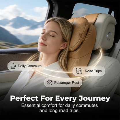 ✈️🚗 Alsof u eersteklas vliegt – in uw eigen auto! Autohoofdsteun van PU-leer van luchtvaartkwaliteit, ultiem comfort!