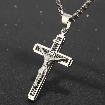 ✝️ 50% KORTING! ⏰ Verfijnde, tijdloze elegantie: kruisketting – Prachtig vakmanschap, roestvrij staal en een subtiele glans – perfect voor dagelijks gebruik of als een betekenisvol cadeau 💛