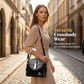 👜 TIJDELIJKE AANBIEDING: 50% KORTING! ✨ Glanzende krokodilprint dames handtas – Gestructureerd, gouden hardware, ruim & chique 💼