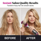 💨💇‍♀️ 50% KORTING! Alsof je een kapper in een borstel hebt die je haar in één beweging droogt, ontwart en volume geeft! Geen armkramp meer, geen brandlucht – alleen salonhaar.