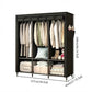 🔥 FLASH AANBIEDING: 50% KORTING! 📦 Draagbare Kledingkast van Niet-Geweven Stof – Stalen Frame – 3 Maten & Eenvoudig te Monteren voor Slaapkamer & Kleedkamer 🏠