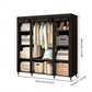 🔥 FLASH AANBIEDING: 50% KORTING! 📦 Draagbare Kledingkast van Niet-Geweven Stof – Stalen Frame – 3 Maten & Eenvoudig te Monteren voor Slaapkamer & Kleedkamer 🏠