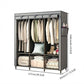 🔥 FLASH AANBIEDING: 50% KORTING! 📦 Draagbare Kledingkast van Niet-Geweven Stof – Stalen Frame – 3 Maten & Eenvoudig te Monteren voor Slaapkamer & Kleedkamer 🏠