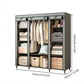 🔥 FLASH AANBIEDING: 50% KORTING! 📦 Draagbare Kledingkast van Niet-Geweven Stof – Stalen Frame – 3 Maten & Eenvoudig te Monteren voor Slaapkamer & Kleedkamer 🏠