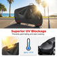 🏍️ NU 50% KORTING! ⏰ Ultieme motorhoes voor alle weersomstandigheden – Zeer stevig, waterdicht en UV-bestendig – Past op de meeste motoren, voorzien van veiligheidsogen en verstevigde naden – perfect voor opslag in de open lucht 🌧️☀️