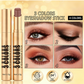 💄TIJDELIJKE AANBIEDING 50% KORTING💥3-in-1 Gradient Eyeshadow Stick – Eén veeg, waterproof, gebogen punt ✨