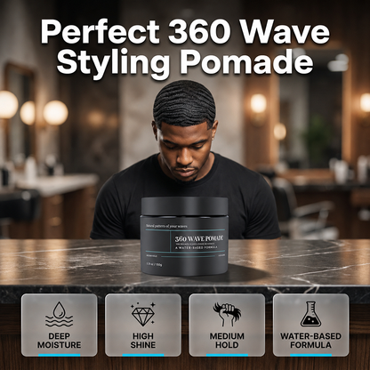 ⏳ Tijdelijke aanbieding⏳ Wave Pomade op Waterbasis – Medium Hold & Hoogglans Haarwax