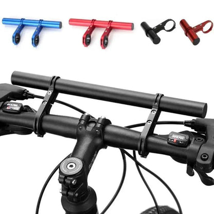 🚲 Multifunctionele Fietsstuur Verlenger – Extra Montageruimte voor Lamp, GPS & Telefoonhouder