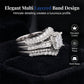 💍 Ring met prinsessen geslepen zirkonia’s