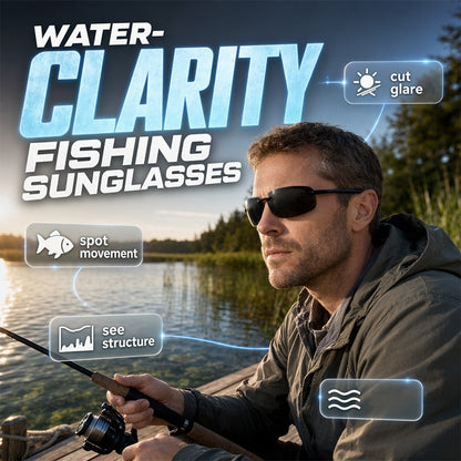 50% KORTING! 🎣 Ultralichte gepolariseerde viszonnebril – verblindingsvrij & UV400 – Perfect voor vissen, varen of het strand – vermindert schitteringen en biedt optimale bescherming voor de ogen 🌊☀️