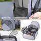 🐱 50% KORTING! 🏠 Veelzijdig kattenhuis met hekwerk – Ademend, wasbaar en opvouwbaar – Perfect als toevluchtsoord, speelplek of kraamhok – knus en praktisch 🐾✨