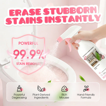 🥳2026 HOT SALE🥳💞Meer dan 50.000 verkocht! 🛁🧹Badkamerreiniger-spray – lost kalkaanslag, zeepresten en watervlekken op zonder schrobben. Geschikt voor glas, tegels en kranen – laat een frisse botanische geur achter. Zachte formule, geen scherpe dampen!