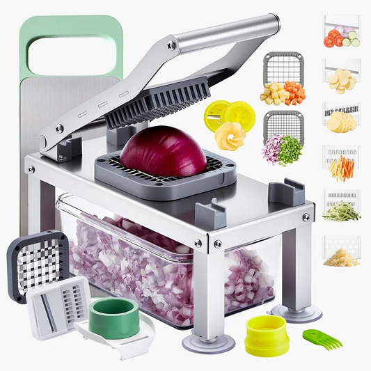 🍴Multifunctionele voedselhakker met 9 messen en opbergbakje🥙