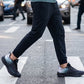 Ademende mesh sneakers met zool met demping voor outdoor en fitness