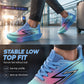 Ademende mesh sneakers met zool met demping voor outdoor en fitness