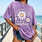 👕☀️Unisex Vintage Gewassen Madeliefje Print Loose Fit T-Shirt
