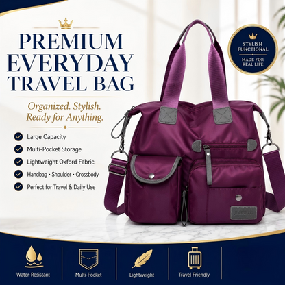 👜✨ Grote waterdichte shopper voor dames