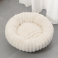 🐱💤 Ultrazacht, rustgevend rond mandje voor katten en honden – Verhoogde rand, knus nestje, perfect voor een rustig dutje 🐶☁️
