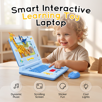 💥 TIJDELIJKE 50% KORTING! 💻 Interactieve Leerlaptop Voor Kinderen – Muziek, Geluiden & Spelenderwijs Leren