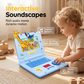💥 TIJDELIJKE 50% KORTING! 💻 Interactieve Leerlaptop Voor Kinderen – Muziek, Geluiden & Spelenderwijs Leren