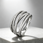 💍 Verstelbare Multi-Band Crossover Ring | 50% Korting – Tijdelijk Aanbod! ✨