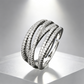 💍 Verstelbare Multi-Band Crossover Ring | 50% Korting – Tijdelijk Aanbod! ✨