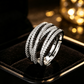 💍 Verstelbare Multi-Band Crossover Ring | 50% Korting – Tijdelijk Aanbod! ✨
