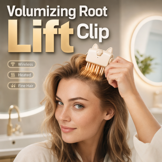 📢📢Koop er 2, krijg er 1 Gratis !! ⏰Draadloze verwarmde volumeclip voor de haaraanzet - Stylingtool voor volume in de salon, speciaal voor fijn, futloos haar