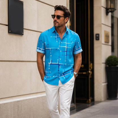 👔 Heren Relaxed Fit Overhemd met Knoopsluiting | Zomerse Stijl & Comfortabele Pasvorm | Maat S–5XL ☀️