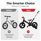 🚲 4-in-1 converteerbare kinderdriewieler, loopfiets en kinderwagen