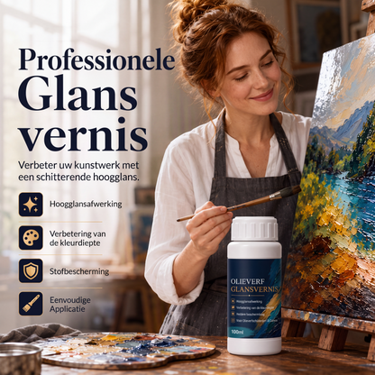 🎨 Gloss Boost Painting Varnish – Professionele hoogglansafwerking, versterkt de kleurdiepte en beschermt kunstwerken ✨