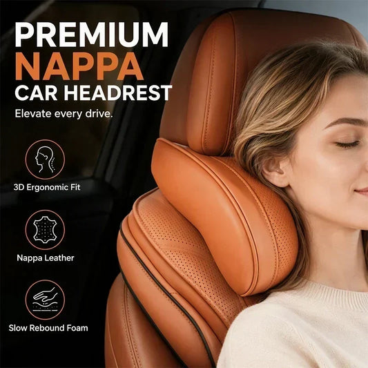 🚗 Ergonomische Auto Hoofdsteun & Lendensteun Set – Comfortabele Ondersteuning voor Nek en Onderrug | Ideaal voor Lange Ritten ✨
