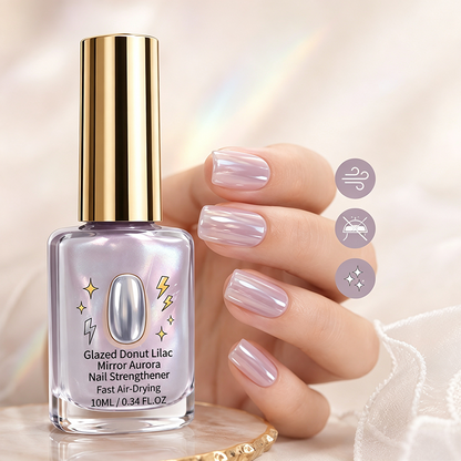 💜 Lila Spiegel Nagelversterker – Glanzend, Veganistisch, Versterkt ✅