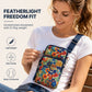 Bedrukte Sportarmband & Crossbody Tas