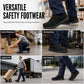 Casual Slip-on Veiligheidsloafers met Stalen Neus voor Heren en Dames