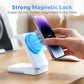 🔋📱 3-in-1 draadloze oplader | Magnetische uitlijning | Opvouwbaar & compact | Overstroom/overspanning/oververhitting beveiliging | Ingebouwd nachtlicht | 50% KORTING!
