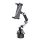 🚗📱 Support tablette pliable pour porte-gobelet – Fixation stable, rotation 360°, se replie en un clin d’œil, le copilote qui garde les yeux sur la route et les mains libres, même sur les routes sinueuses 🛣️👍