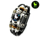 ⏰🎁Glow-in-the-Dark-armband met 12 sterrenbeelden van leer voor mannen en vrouwen (6,9/8,1 inch）