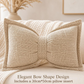 🦋 -50%! 🎀 Decoratief kussen van chenille in de vorm van een vlinderdas – inclusief hoes en vulling – voor op de bank, het bed en in de leeshoek 🛋️