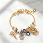 Celestial bedelarmband met zon en maan