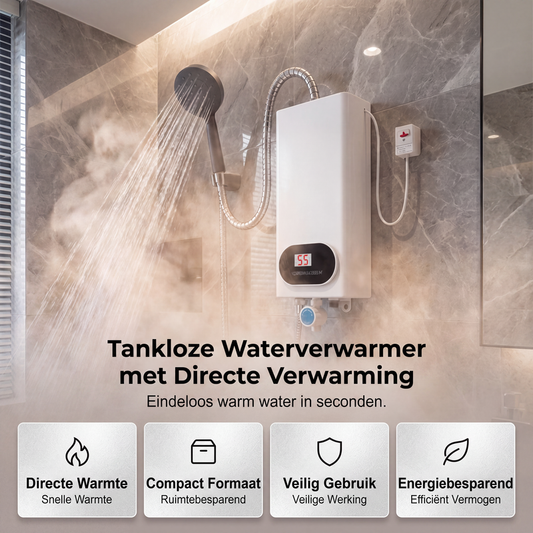 💥Tijdelijke aanbieding!🔥 Compacte en veilige instant elektrische waterverwarmer