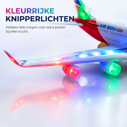 ✈️✨ 70% KORTING! Elektrisch Speelgoedvliegtuig met Licht & Geluid – Realistische Details, Bewegend Speelplezier & Leuk voor Kinderen 🎁