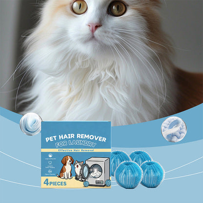 🐾🧺 Koop er 1, krijg er 1 gratis! Nooit meer honden- of kattenharen op je kleding! Deze herbruikbare wasballen vangen haren en pluisjes in wasmachine én droger – stofvriendelijk, herbruikbaar en klaar voor elke wasbeurt!
